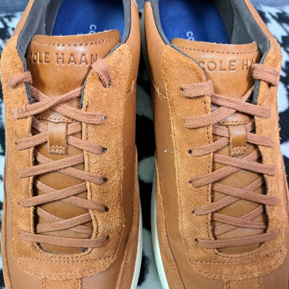 %Cole Haan Men Casual Suede Leather Brown Shoes Size 13M / D6 main image 5